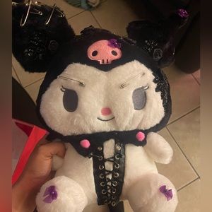 This a custom decorated kuromi backpack ✨
